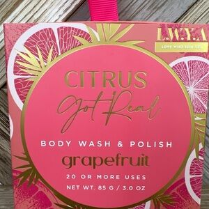 LWYA Citrus Got Real Grapefruit Body Wash & Polish - 3 oz
